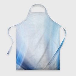 Фартук кулинарный Светлые синие и голубые волны, цвет: 3D-принт