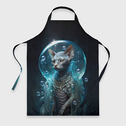 Фартук кулинарный Кот в пузыре, цвет: 3D-принт