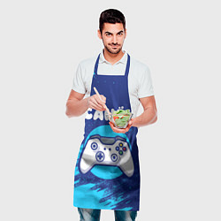 Фартук кулинарный Санёк геймер, цвет: 3D-принт — фото 2