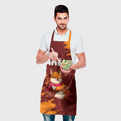 Фартук кулинарный Алёна осенняя лисичка, цвет: 3D-принт — фото 2