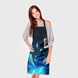 Фартук кулинарный Rainbow Six взрыв частиц, цвет: 3D-принт — фото 2