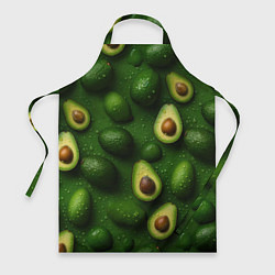 Фартук кулинарный Сочная текстура из авокадо, цвет: 3D-принт