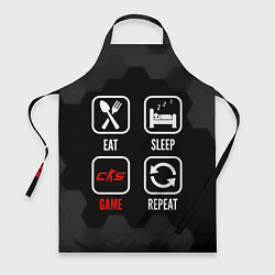 Фартук Eat, sleep, Counter-Strike 2, repeat