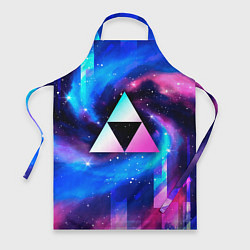 Фартук кулинарный Zelda неоновый космос, цвет: 3D-принт