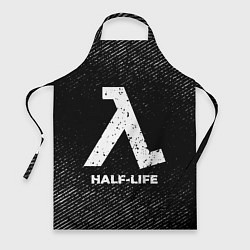 Фартук кулинарный Half-Life с потертостями на темном фоне, цвет: 3D-принт