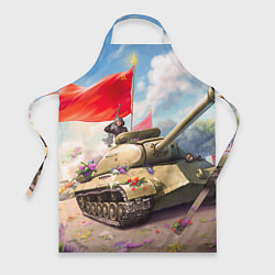 Фартук кулинарный Русский танк, цвет: 3D-принт