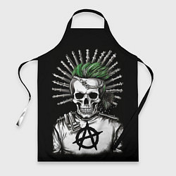 Фартук кулинарный Панк анархист, цвет: 3D-принт