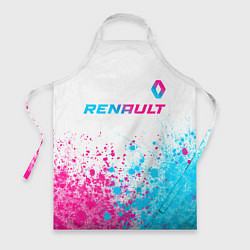 Фартук Renault neon gradient style: символ сверху