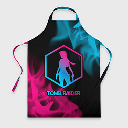 Фартук Tomb Raider - neon gradient