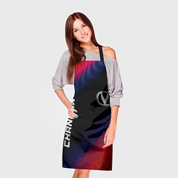 Фартук кулинарный Changan красный карбон, цвет: 3D-принт — фото 2