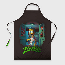 Фартук кулинарный Гомер зомби, цвет: 3D-принт