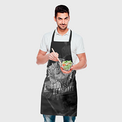 Фартук кулинарный Пограничные войска - бывших не бывает, цвет: 3D-принт — фото 2