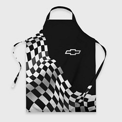 Фартук кулинарный Chevrolet racing flag, цвет: 3D-принт