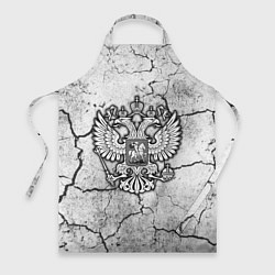 Фартук Герб РФ - потресканная земля