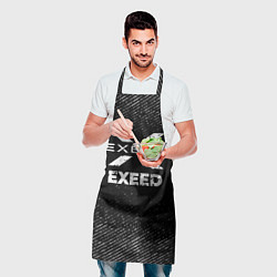 Фартук кулинарный Exeed с потертостями на темном фоне, цвет: 3D-принт — фото 2