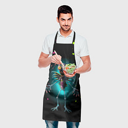 Фартук кулинарный Инопланетный чудик, цвет: 3D-принт — фото 2