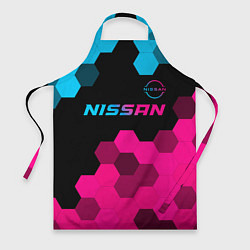 Фартук Nissan - neon gradient: символ сверху