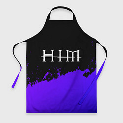 Фартук кулинарный HIM purple grunge, цвет: 3D-принт