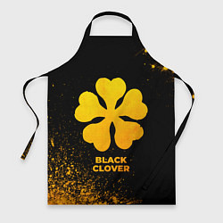 Фартук Black Clover - gold gradient