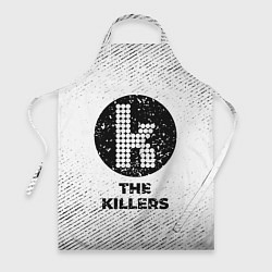 Фартук кулинарный The Killers с потертостями на светлом фоне, цвет: 3D-принт