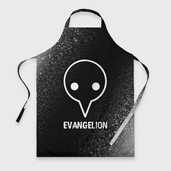 Фартук кулинарный Evangelion glitch на темном фоне, цвет: 3D-принт