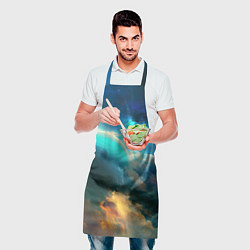 Фартук кулинарный Далекий космос, цвет: 3D-принт — фото 2