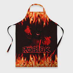 Фартук кулинарный Fire Roblox, цвет: 3D-принт