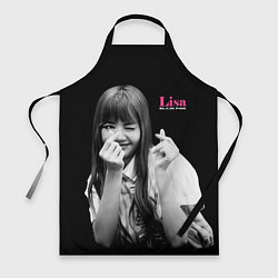Фартук кулинарный Blackpink Lisa Sign of love, цвет: 3D-принт