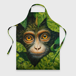 Фартук кулинарный Обезьянка в джунгли, цвет: 3D-принт