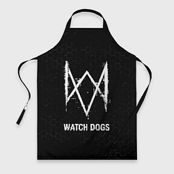 Фартук Watch Dogs glitch на темном фоне