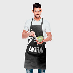 Фартук кулинарный Akira glitch на темном фоне, цвет: 3D-принт — фото 2