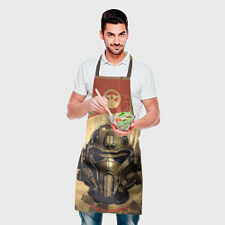 Фартук кулинарный Боец в силовой броне, цвет: 3D-принт — фото 2