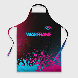 Фартук Warframe - neon gradient: символ сверху
