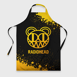 Фартук кулинарный Radiohead - gold gradient, цвет: 3D-принт