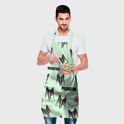 Фартук кулинарный Хищник - логотип, цвет: 3D-принт — фото 2