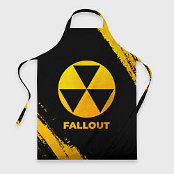 Фартук Fallout - gold gradient