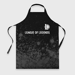 Фартук League of Legends glitch на темном фоне: символ св