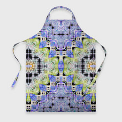 Фартук кулинарный Узор хай тек мозайка, цвет: 3D-принт