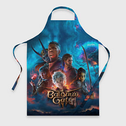 Фартук кулинарный Baldurs Gate 3 персонажи, цвет: 3D-принт