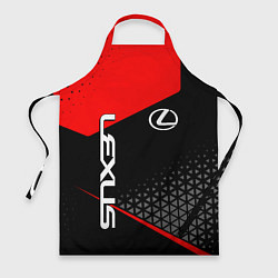 Фартук кулинарный Lexus - red sportwear, цвет: 3D-принт