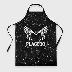 Фартук кулинарный Placebo glitch на темном фоне, цвет: 3D-принт