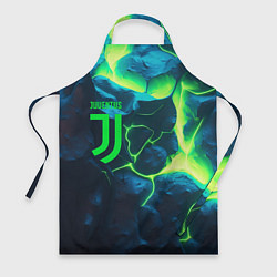 Фартук кулинарный Juventus green neon, цвет: 3D-принт