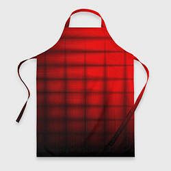 Фартук кулинарный Просто красно-черная клетка, цвет: 3D-принт