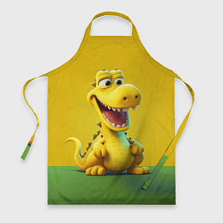 Фартук кулинарный Жёлтый крокодил, цвет: 3D-принт
