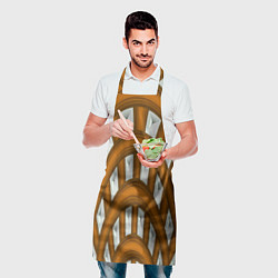 Фартук кулинарный Деревянные своды, цвет: 3D-принт — фото 2