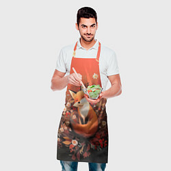 Фартук кулинарный Умилительный лисёнок, цвет: 3D-принт — фото 2