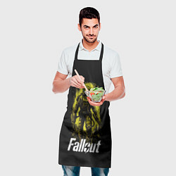Фартук кулинарный Fallout green style, цвет: 3D-принт — фото 2