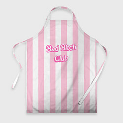 Фартук кулинарный Bad Bitch Club - barbie style, цвет: 3D-принт