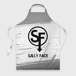 Фартук Sally Face glitch на светлом фоне