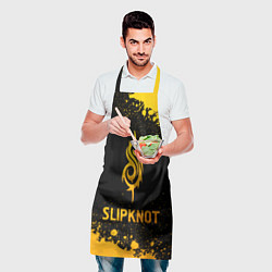 Фартук кулинарный Slipknot - gold gradient, цвет: 3D-принт — фото 2
